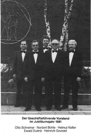 Vorstand Foto 1981